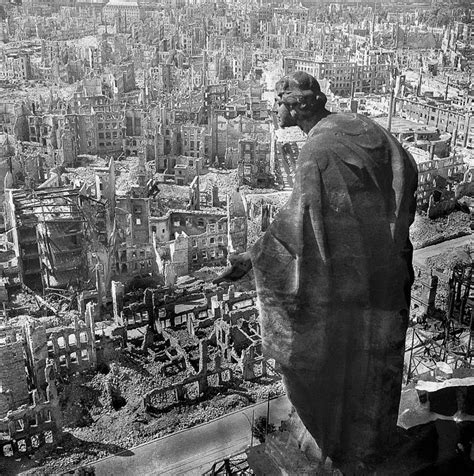 Dresden after then 23 February 1945 fire bombing