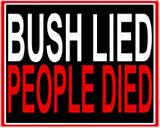 Bush lied