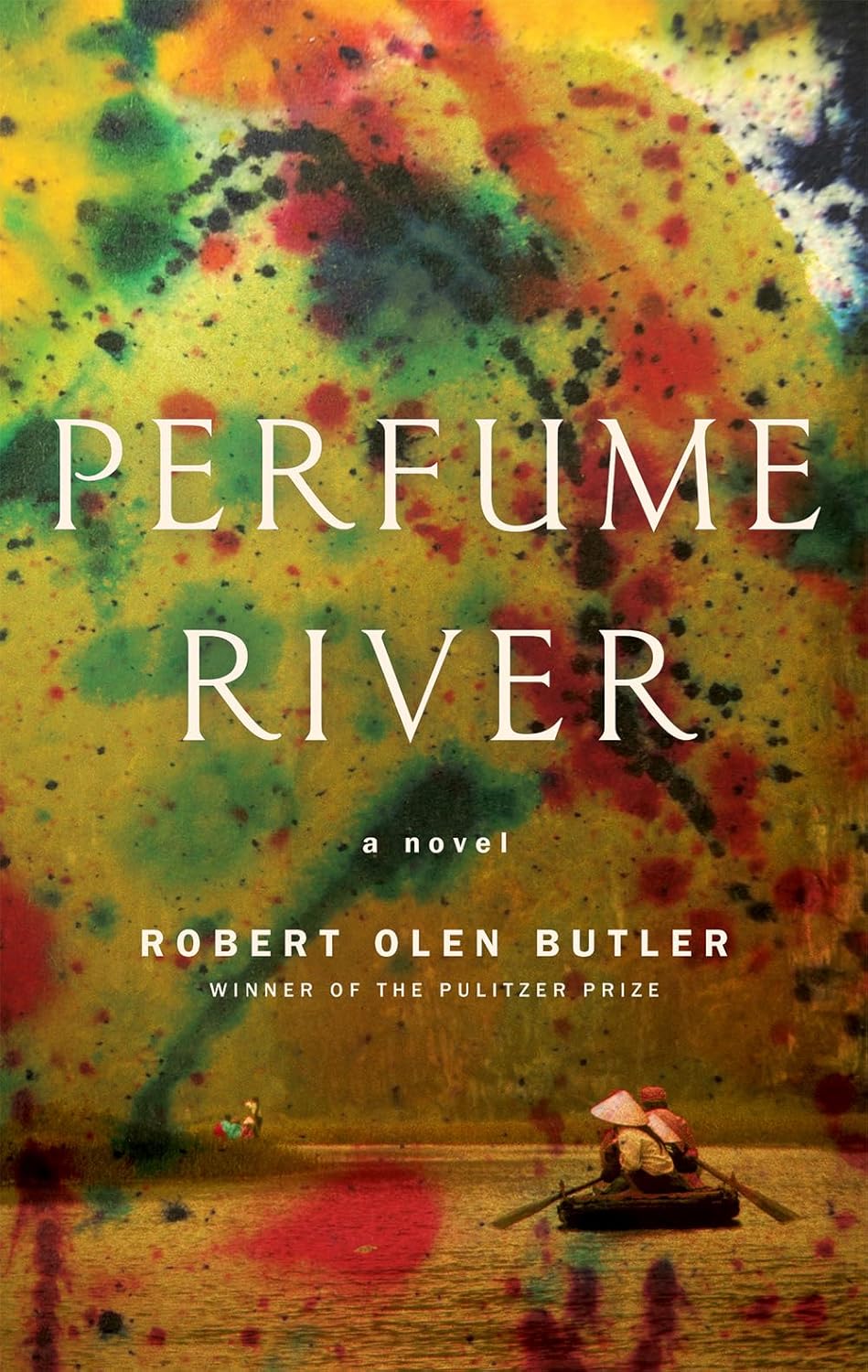 Perfume River book cover featuring small boat