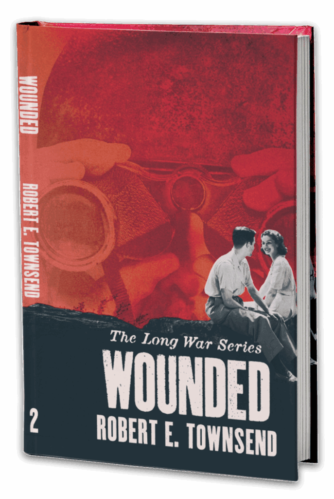 Book cover of "Wounded" by Robert Townsend.