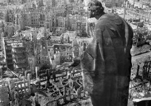 Dresden after then 23 February 1945 fire bombing